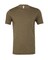 BELLA+CANVAS Men’s Triblend Crewneck Short Sleeve T-Shirt for Summer Wear, Casual Style & Lightweight Everyday Tee